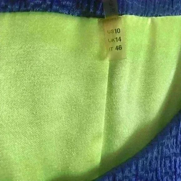 T Tahari Sheath Dress Sleeveless Knee Length Zip Back Career Blue - Picture 8 of 11